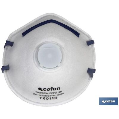 COFAN Mascarilla Protección Con Válvula Ffp2 Nr (10 Unds) COFAN Mascarilla Protección Con Válvula Ffp2 Nr (10 Unds)