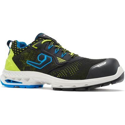 Base - Zapatos Bajos De Trabajo New York B1704d S1ps Esd Sc Lg Fo Sr Vegano - 42 (eu) - Negro/amarillo Fluorescente Base - Zapatos Bajos De Trabajo New York B1704d S1ps Esd Sc Lg Fo Sr Vegano - 42 (eu) - Negro/amarillo Fluorescente