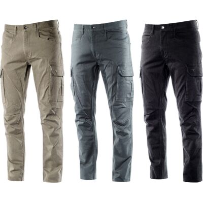 Diadora - Pantalones De Trabajo Elásticos Utility Cargo Pant Moscow - M - Barro Diadora - Pantalones De Trabajo Elásticos Utility Cargo Pant Moscow - M - Barro
