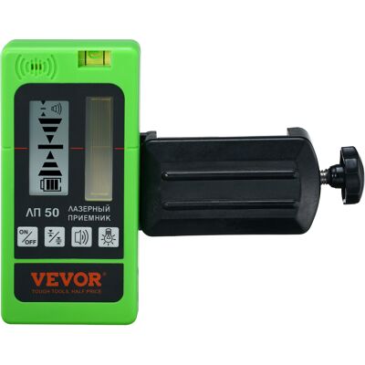 Receptor láser VEVOR - Alcance 197 pies, haz verde y rojo, con clip Receptor láser VEVOR - Alcance 197 pies, haz verde y rojo, con clip