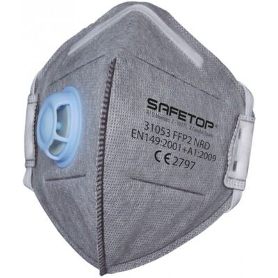 SEKURECO Mascarilla Plegable Vertical Con Válvula Carbón Activo Ffp2 Nr SEKURECO Mascarilla Plegable Vertical Con Válvula Carbón Activo Ffp2 Nr