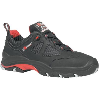 U-power - Zapato De Seguridad Torpedo Talla 47 Negro / Cuero Rojo S3 Src En20345 U-power - Zapato De Seguridad Torpedo Talla 47 Negro / Cuero Rojo S3 Src En20345