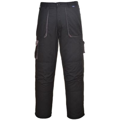 Pantalón Portwest Texo Contrastado Acolchado Color: Negro Talla Xl - Portwest Pantalón Portwest Texo Contrastado Acolchado Color: Negro Talla Xl - Portwest