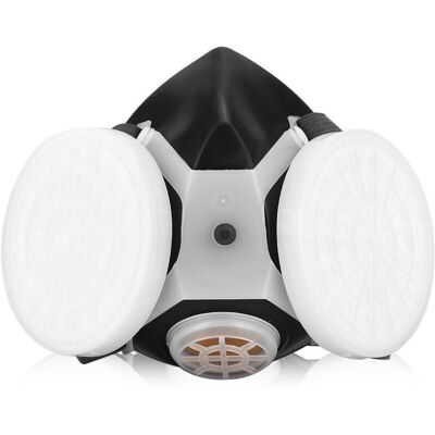 OEM Mascarilla De Protección Respiratoria Antipolvo Crezuo Con Doble Filtro Para Cortar Y Trabajar OEM Mascarilla De Protección Respiratoria Antipolvo Crezuo Con Doble Filtro Para Cortar Y Trabajar