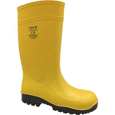 OEM Neri Safety Bota De Seguridad En Pvc Amarillo S5 Antiperforación Antideslizante Talla 46 OEM Neri Safety Bota De Seguridad En Pvc Amarillo S5 Antiperforación Antideslizante Talla 46