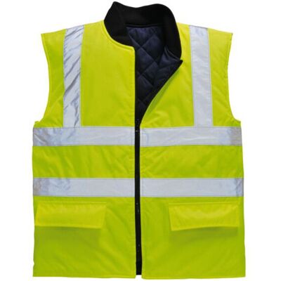 Portwest - Chaleco De Calor Flúor Naranja/ Amarillo Reversible 300d Industria S469 Xxxl Naranja Portwest - Chaleco De Calor Flúor Naranja/ Amarillo Reversible 300d Industria S469 Xxxl Naranja