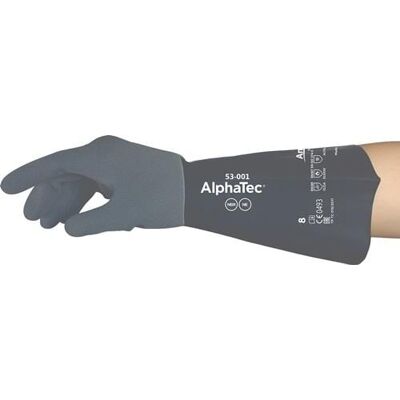 ANSELL Guante De Protección Química Alphatec 53-001 Talla 11 Gris / Negro En 388.en 374.en 407 6 Pa (paquete De 6) ANSELL Guante De Protección Química Alphatec 53-001 Talla 11 Gris / Negro En 388.en 374.en 407 6 Pa (paquete De 6)