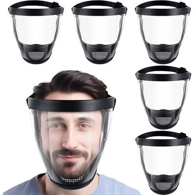 LARGEIGHT Paquete De 6 Mascarillas Protectoras Antivaho Y Antipolvo Con 60 Filtros Reemplazables Para Deshierbar, Trabajar, Andar En Bicicleta, Ir A Supermercados Y Espacios Públicos. LARGEIGHT Paquete De 6 Mascarillas Protectoras Antivaho Y Antipolvo Con 60 Filtros Reemplazables Para Deshierbar, Trabajar, Andar En Bicicleta, Ir A Supermercados Y Espacios Públicos.
