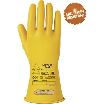 ANSELL Guante De Protección Para Electricista Activarmr® Rig0011y Talla 10 Amarillo ANSELL Guante De Protección Para Electricista Activarmr® Rig0011y Talla 10 Amarillo