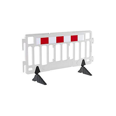 Certeo - Valla De Cercado De Plástico Longitud 2 M Blanco Certeo - Valla De Cercado De Plástico Longitud 2 M Blanco