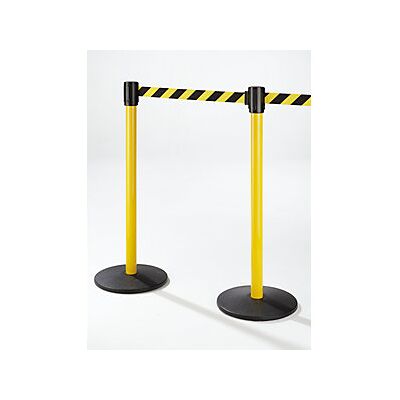 CERTEO Soporte De Aviso Con Cinta Ue 2 Unid Poste Amarillo CERTEO Soporte De Aviso Con Cinta Ue 2 Unid Poste Amarillo
