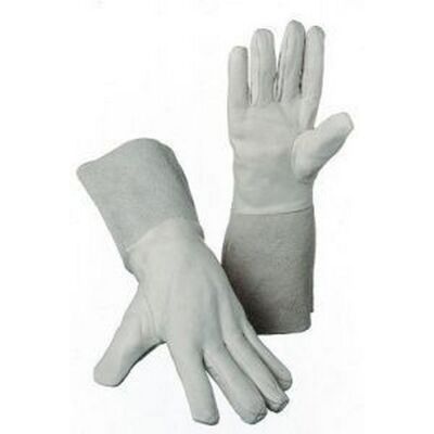 Guantes de Soldadura Stronghand - Argón, Talle 10, Cuero Completo, 35cm Guantes de Soldadura Stronghand - Argón, Talle 10, Cuero Completo, 35cm