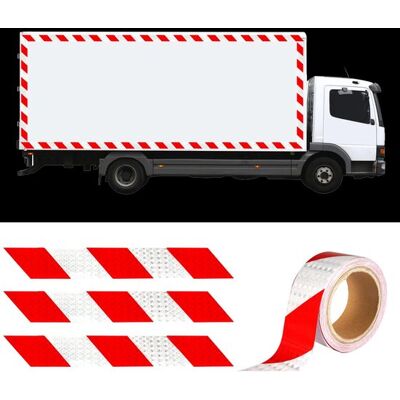 OEM Cinta Reflectante Autoadhesiva - Pegatinas De Advertencia Rojas Y Blancas - Pegatinas Reflectantes Para Seguridad Y Advertencia OEM Cinta Reflectante Autoadhesiva - Pegatinas De Advertencia Rojas Y Blancas - Pegatinas Reflectantes Para Seguridad Y Advertencia