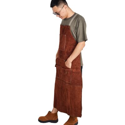 OEM Delantal Profesional De Soldador En Cuero De Vaca Grueso, Resistente Al Desgaste, Para Soldadura, Con Aislamiento Térmico, Anti-quemaduras Y Retardante De Fuego. OEM Delantal Profesional De Soldador En Cuero De Vaca Grueso, Resistente Al Desgaste, Para Soldadura, Con Aislamiento Térmico, Anti-quemaduras Y Retardante De Fuego.