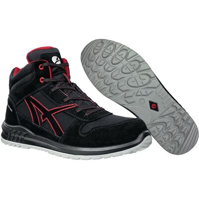 Albatros - Boot De Seguridad De Sudor De Clifton Mid 41 Black/red S3 En Iso 20345: 2011 Leather Albatros - Boot De Seguridad De Sudor De Clifton Mid 41 Black/red S3 En Iso 20345: 2011 Leather
