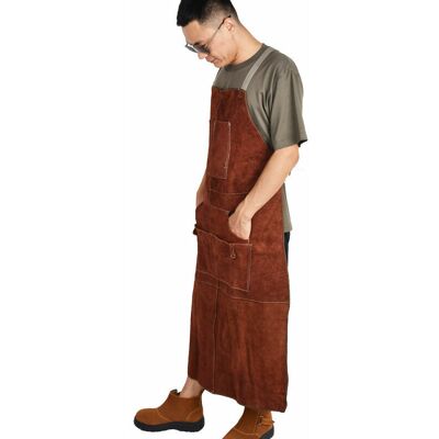 OEM Delantal Profesional De Soldador En Cuero De Vaca Grueso, Resistente Al Desgaste, Para Soldadura, Con Aislamiento Térmico, Anti-quemaduras Y Retardante De Fuego. OEM Delantal Profesional De Soldador En Cuero De Vaca Grueso, Resistente Al Desgaste, Para Soldadura, Con Aislamiento Térmico, Anti-quemaduras Y Retardante De Fuego.