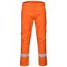 Pantalón industrias franjas reflectantes Bizflame Ultra entornos peligrosos hechura Regular PORTWEST FR66 Naranja - 36 pulgadas - Naranja