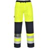 Pantalón de alta visibilidad MultiNorma amarillo flúor Portwest FR62 xxxl - Amarillo/Marino - Amarillo/Marino