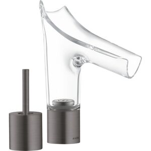 Hansgrohe Axor Starck V Mezclador de lavabo de 2 agujeros - Cromo negro cepillado Hansgrohe Axor Starck V Mezclador de lavabo de 2 agujeros - Cromo negro cepillado