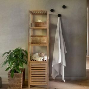 Andrea House Ba73111 Armario De Baño De Bambú Nórdico 140 Cm - Ref: Ba73111 Andrea House Ba73111 Armario De Baño De Bambú Nórdico 140 Cm - Ref: Ba73111