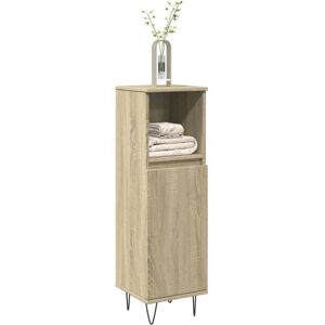 Armario De Baño Madera Contrachapada Roble Sonoma 30x30x100 Cm Vidaxl Armario De Baño Madera Contrachapada Roble Sonoma 30x30x100 Cm Vidaxl
