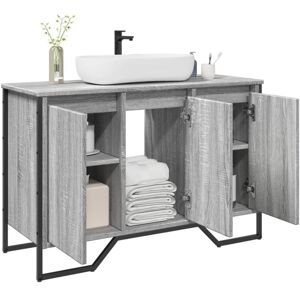 Vidaxl - Armario Lavabo Baño Madera Ingeniería Gris Sonoma 91x35x60 Cm Vidaxl - Armario Lavabo Baño Madera Ingeniería Gris Sonoma 91x35x60 Cm