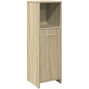 Armario De Baño Madera Contrachapada Color Roble 30x30x95 Cm Vidaxl Armario De Baño Madera Contrachapada Color Roble 30x30x95 Cm Vidaxl