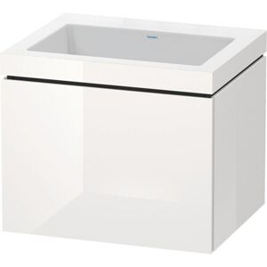 Conjunto de lavabo Duravit L-Cube empotrado en pared - Blanco brillante - 60x48 cm Conjunto de lavabo Duravit L-Cube empotrado en pared - Blanco brillante - 60x48 cm