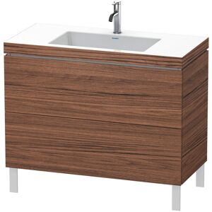 Duravit - Mueble De Baño L-cube Wt Vero Air 698x1000x480mm 1 Orificio Para Grifería Nogal Oscuro Duravit - Mueble De Baño L-cube Wt Vero Air 698x1000x480mm 1 Orificio Para Grifería Nogal Oscuro