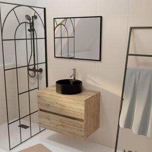 Aurlane Modelo Mueble de Baño 80cm 2 Cajones - Conjunto de Baño Aurlane Modelo Mueble de Baño 80cm 2 Cajones - Conjunto de Baño