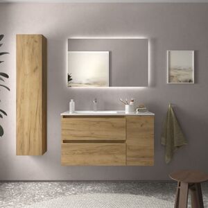 Mueble de baño Salgar Bequia 100cm con lavabo y coqueta - Baño Mueble de baño Salgar Bequia 100cm con lavabo y coqueta - Baño