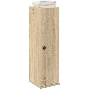 Mueble De Baño Con Portarrollos Roble Sonoma 20,5x22x72 Cm Vidaxl Mueble De Baño Con Portarrollos Roble Sonoma 20,5x22x72 Cm Vidaxl