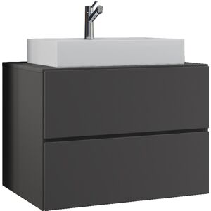 Ebuy24 - Vcm 2 Piezas Lavabo Lavabo Gabinete Inferior Ancho 80 Cm Muebles De Baño Con Cajones Lendas (antracita) Ebuy24 - Vcm 2 Piezas Lavabo Lavabo Gabinete Inferior Ancho 80 Cm Muebles De Baño Con Cajones Lendas (antracita)