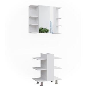 Conjunto de muebles de baño Vicco - Fynn Blanco 2 piezas Conjunto de muebles de baño Vicco - Fynn Blanco 2 piezas