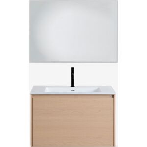 Sklum - Conjunto De Mueble De Baño En Madera Con Lavabo Integrado Jacob Sklum - Conjunto De Mueble De Baño En Madera Con Lavabo Integrado Jacob