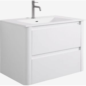 Conjunto De Mueble De Baño Suspendido 80x50 Cm En Madera Con Lavabo Integrado Egerton Sklum Conjunto De Mueble De Baño Suspendido 80x50 Cm En Madera Con Lavabo Integrado Egerton Sklum