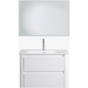 Conjunto De Mueble De Baño Suspendido 80x50 Cm En Madera Con Lavabo Integrado Egerton Sklum Conjunto De Mueble De Baño Suspendido 80x50 Cm En Madera Con Lavabo Integrado Egerton Sklum