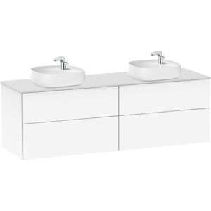 Roca - Mueble Base Para 2 Lavabos Sobre Encimera Blanco Beyond Roca - Mueble Base Para 2 Lavabos Sobre Encimera Blanco Beyond