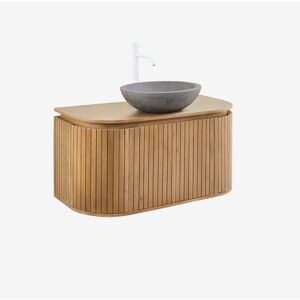 Sklum - Conjunto De Mueble De Baño En Madera De Mango Analis Sklum - Conjunto De Mueble De Baño En Madera De Mango Analis