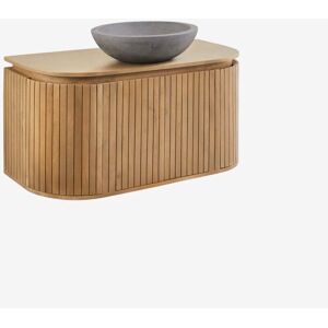 Sklum - Conjunto De Mueble De Baño En Madera De Mango Analis Sklum - Conjunto De Mueble De Baño En Madera De Mango Analis