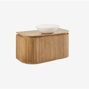 Sklum - Conjunto De Mueble De Baño En Madera De Mango Analis Sklum - Conjunto De Mueble De Baño En Madera De Mango Analis