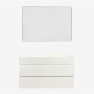 Sklum - Conjunto De Mueble De Baño En Madera Y Chapa De Fresno Con Lavabo Integrado Ona Sklum - Conjunto De Mueble De Baño En Madera Y Chapa De Fresno Con Lavabo Integrado Ona