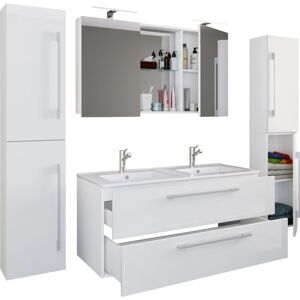 Conjunto de Muebles de Baño VCM Budasi - Moderno Blanco 5 Piezas Conjunto de Muebles de Baño VCM Budasi - Moderno Blanco 5 Piezas