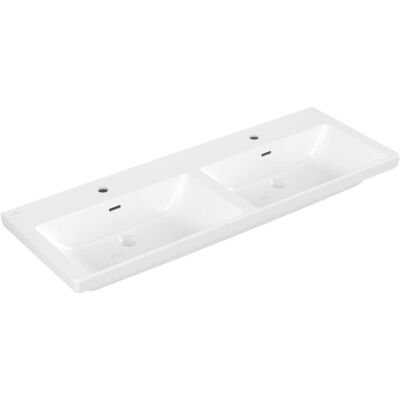 Lavabo doble Villeroy & Boch Subway 3.0 - Montaje en pared, 1300x470mm Lavabo doble Villeroy & Boch Subway 3.0 - Montaje en pared, 1300x470mm