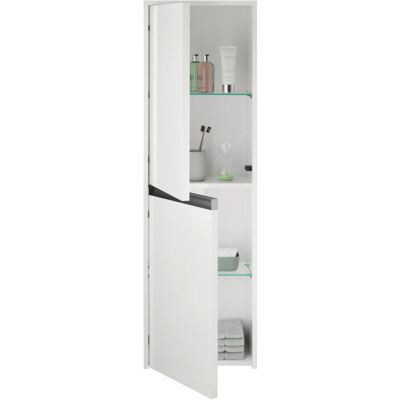 Armario de baño Duravit Ketho.2 - 2 Puertas, Blanco Brillo Armario de baño Duravit Ketho.2 - 2 Puertas, Blanco Brillo