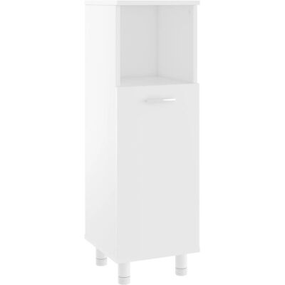Armario De Baño Madera Contrachapada Blanco 30x30x95 Cm Vidaxl Armario De Baño Madera Contrachapada Blanco 30x30x95 Cm Vidaxl