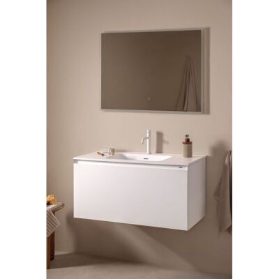 Sklum - Conjunto De Mueble De Baño En Madera Con Lavabo Integrado Macrae Sklum - Conjunto De Mueble De Baño En Madera Con Lavabo Integrado Macrae