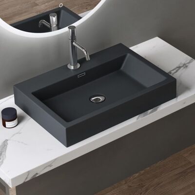 doporro Colossum06 Lavabo de mármol fundido de 60cm - Lavabo suspendido doporro Colossum06 Lavabo de mármol fundido de 60cm - Lavabo suspendido