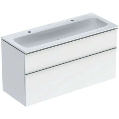Set de mueble lavabo Geberit iCon con 2 cajones - 120cm Set de mueble lavabo Geberit iCon con 2 cajones - 120cm