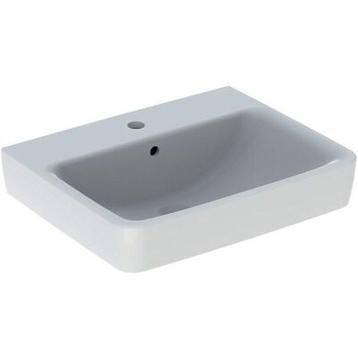 Lavabo Geberit Renova Plan de Montaje en Pared - Lavabo de Cerámica Lavabo Geberit Renova Plan de Montaje en Pared - Lavabo de Cerámica